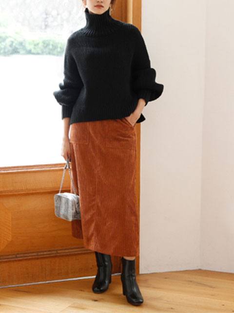 職場の飲み会にぴったり秋冬コーデ