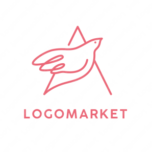 鳥のイラストのロゴ ロゴタンク 企業・店舗ロゴ・シンボルマーク格安作成販売