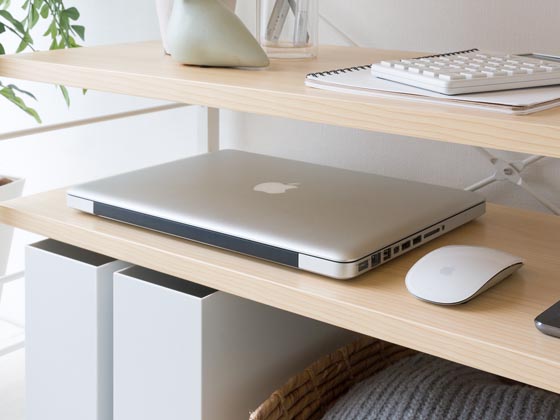 L字型パソコンデスク エア・リゾーム インテリア 120cm幅タイプL字デスク merrily メラリー