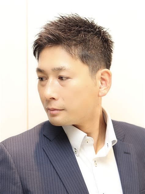 メンズビジネス「タイト×ムーブ」2ブロックショート：メンズ・ビジネスビューティーBOXヘアカタログ