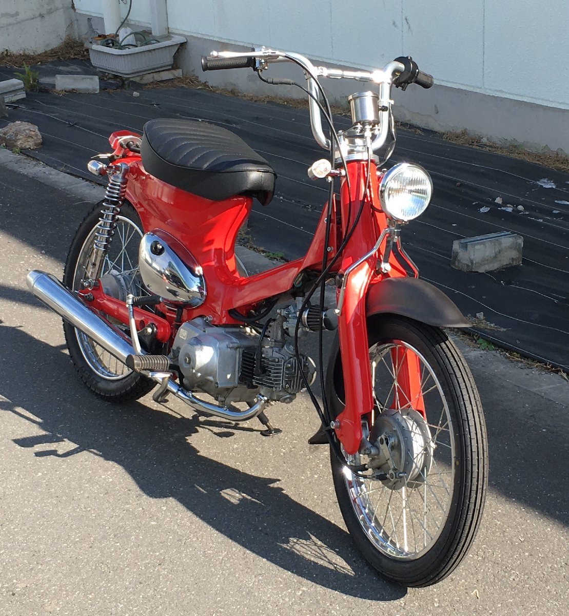 茨城 ホンダ スーパーカブ 50 カスタム AA01 低走行 綺麗 セル付 4速 - メルカリ