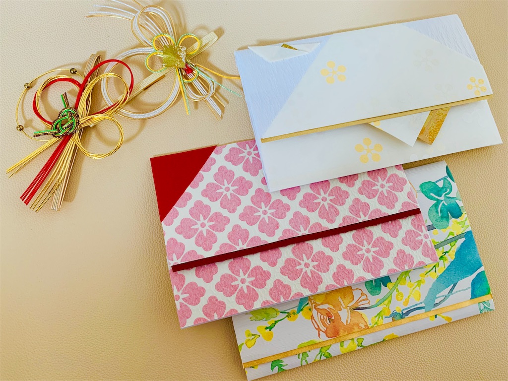 ご祝儀袋をリメイクpartⅡ☆*～ポチ袋や封筒の作り方～「Strawberry」