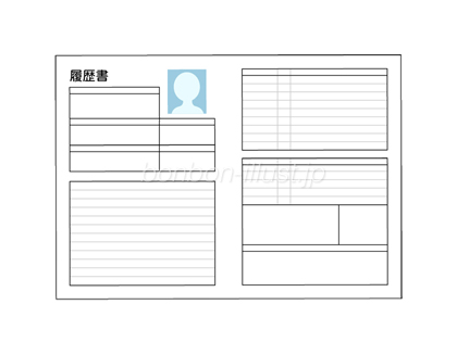 Vtuber履歴書AOmaterial:フリー素材配布サイト