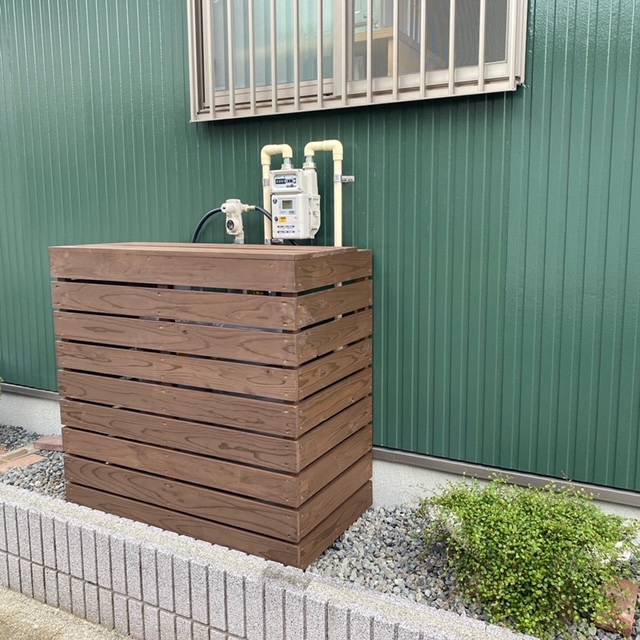 プロパンガス 目隠しdiyTikTok