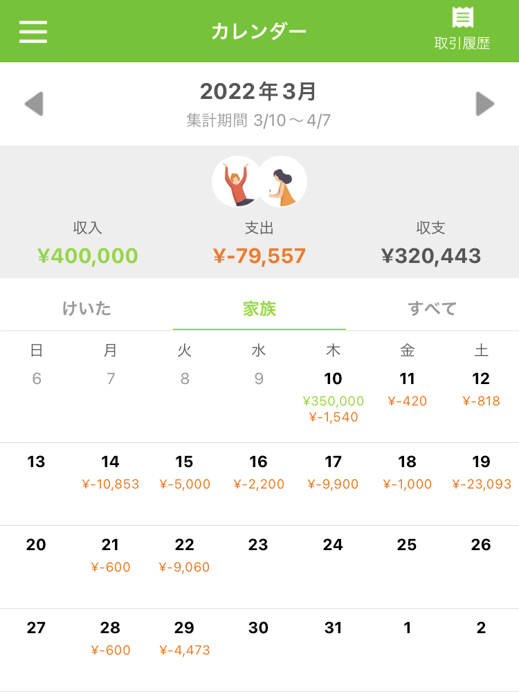 貯金を一歩一歩できていて嬉しい！ この勢いで他の貯金もはじめます笑夫婦で家計簿・貯金アプリのOsidOri オシドリ