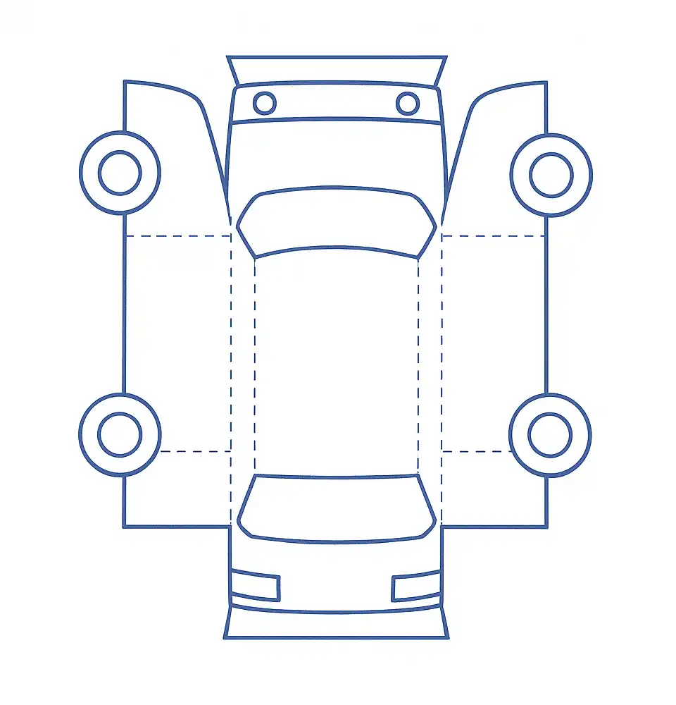 日産：ペーパークラフト