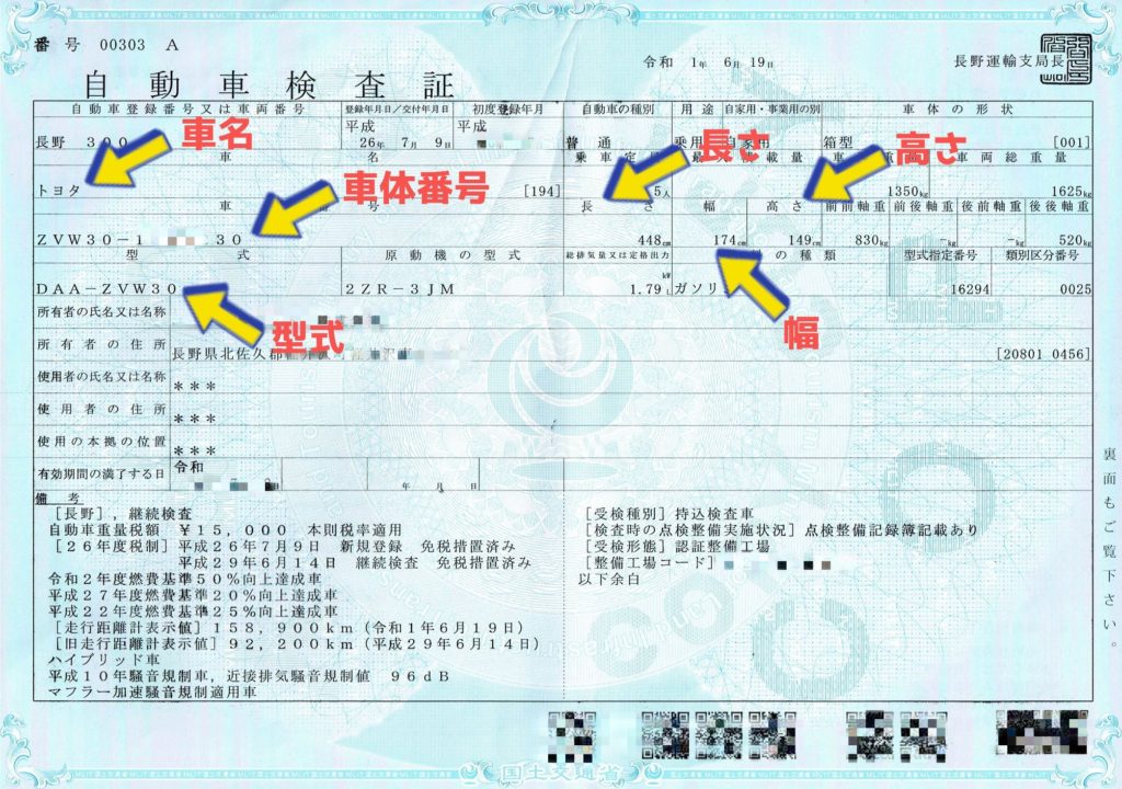 ２０２３年より”電子車検証”にかわりました