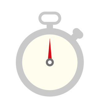 所要時間の目安アイコンのベクターイラスト141580289- イメージマート