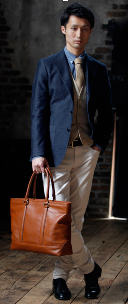 ビジネスバッグ メンズ バック レディース トート a4 B4 pc 本革付属 大容量 2way 30代 40代 50代 ネイビー キャメル 日本製おしゃれ 木和田 キワダ 5019 : カジュアルバックwestroad - 通販 - Yahoo!ショッピング