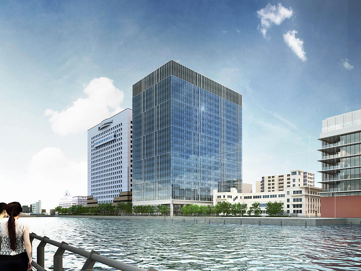 tsb380-Tokyo 丸ビル 郵船ビル 海上ビル 御幸道路 大東京絵葉書資料館