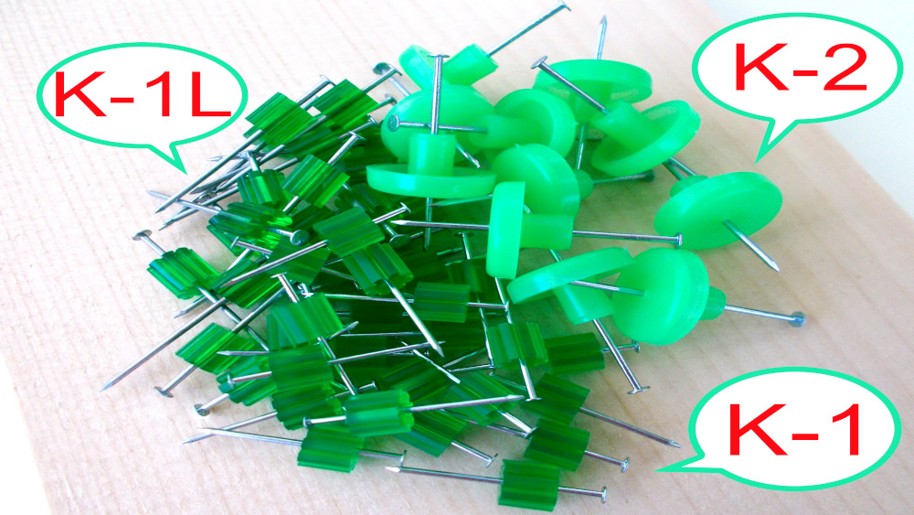 DIYで使える目立たない釘，作品が良く見える隠れる釘の使い方モケットリーフ