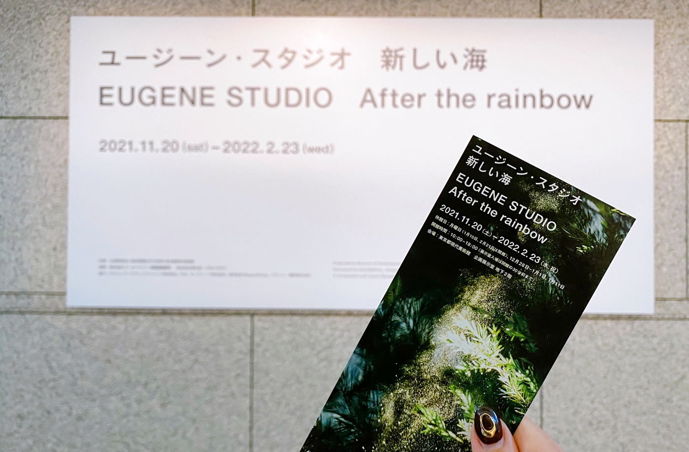 ユージーン・スタジオ 新しい海 EUGENE STUDIO After the rainbow」東京都現代美術館Tokyo Art Beat