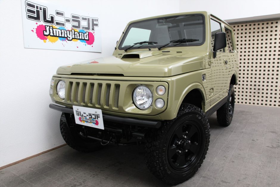 ジムニー JA22W カスタム Ｎｏ．446 ラングラー アンリミテッド 限定色 コマンドグリーンVerジムニー専門店jimnyland ジムニー ランド