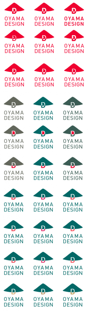 デザイン案: 屋号とロゴマーク その九Rocky平野