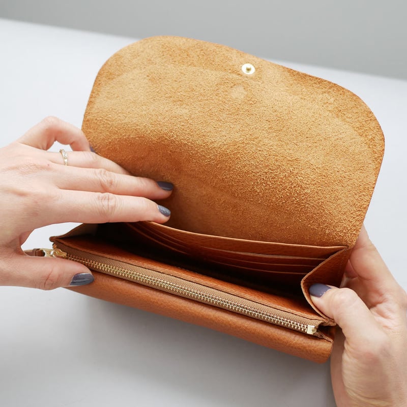 サンク 長財布 ブラックCINQ サンク 2つ折り財布 ブラック