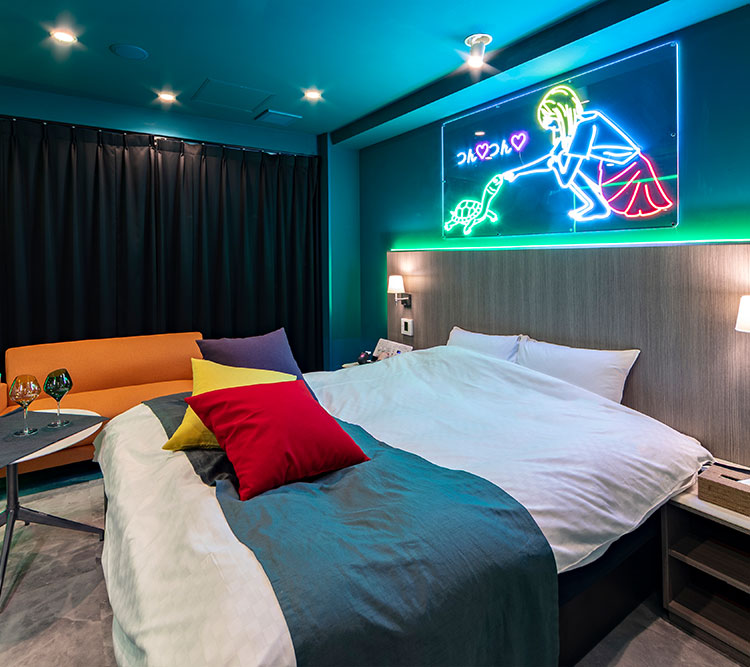 新宿のホテル・ラブホテルなら HOTEL COLORFUL P&AROOM PRICE