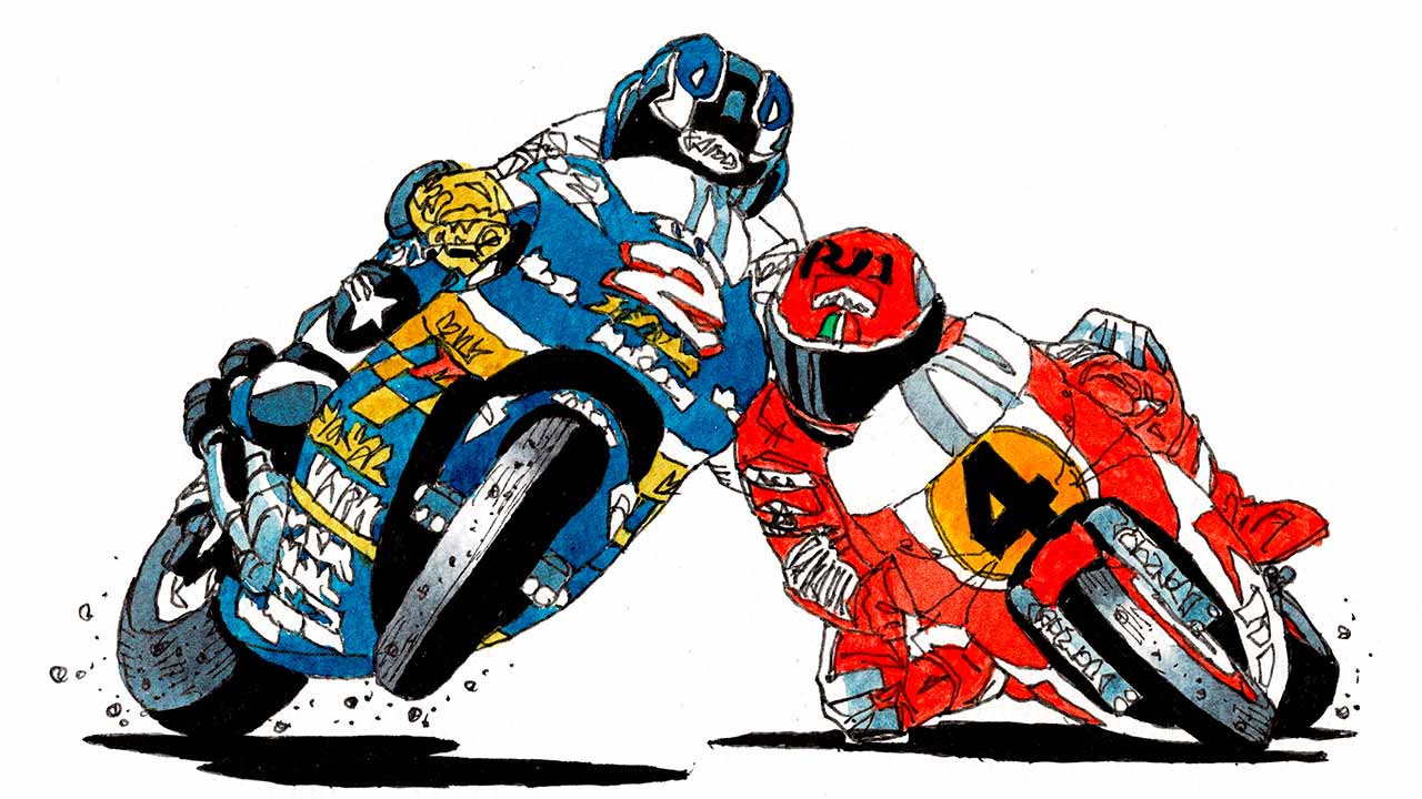 fzr250r 2000年モデル 特攻の拓ケニーロバーツ号