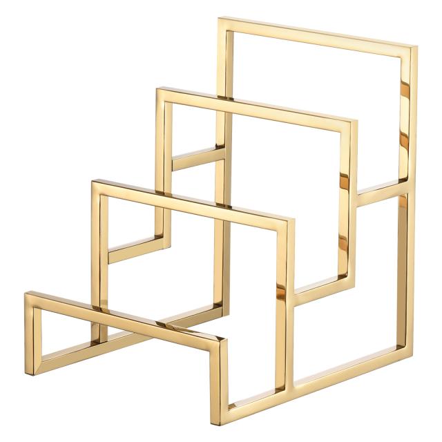 Cabilock 財布ディスプレイスタンド アクリル財布ホルダー 6層 財布スタンド 棚 ジュエリー メガネ ディスプレイ ライザーシェルフショーケース 備品 小売店 自宅用 9.04 x 8.25 x 3.93インチ