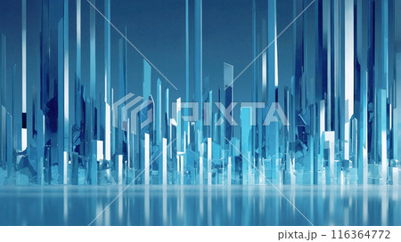 青色 ビジネスイメージ背景デザイン イラスト素材6752893- フォトライブラリ
