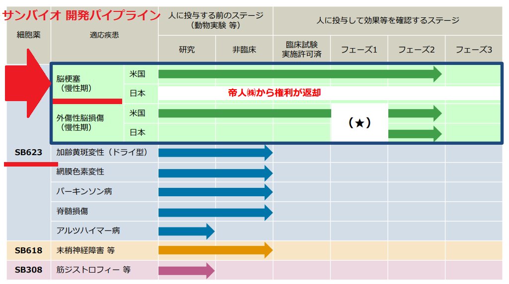 4592:サンバイオ：株価日本株 個別株投資の森