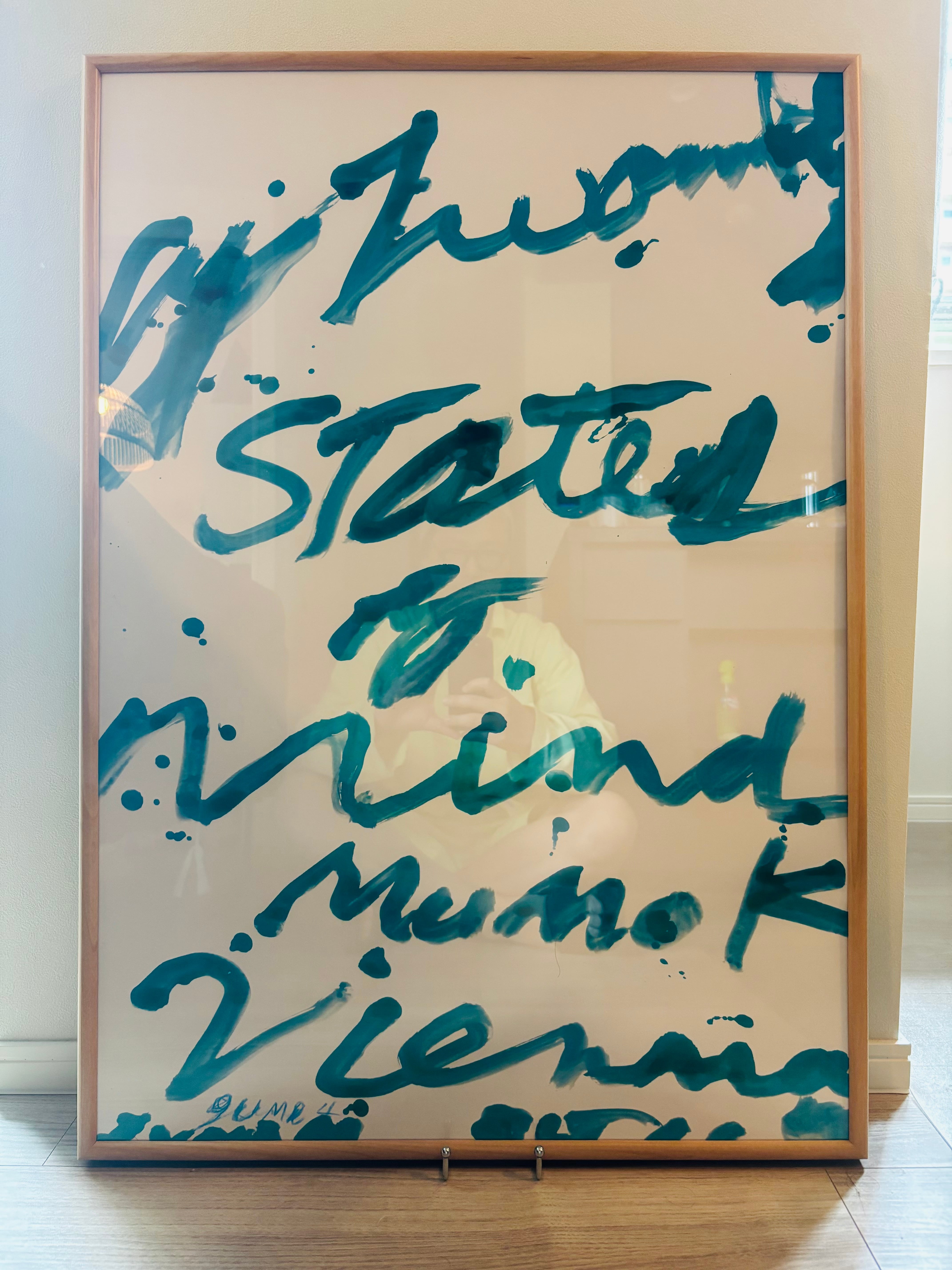 cy twombly サイトゥオンブリー 展覧会 ポスター 展覧会 ポスター + オーダーフレーム：サイ