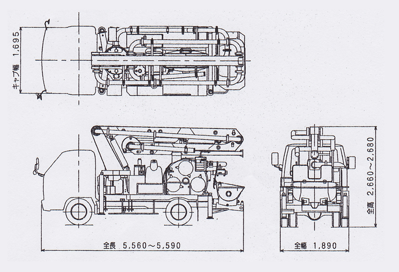 保有車両林コンクリート
