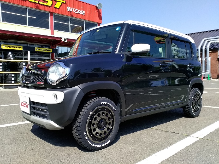 新型ハスラーもアーバンオフスタイルに☆ カッコカワイイ１台が完成☆URBAN OFF CRAFT 浜松店店舗ブログタイヤ＆ホイール の専門店「クラフト」