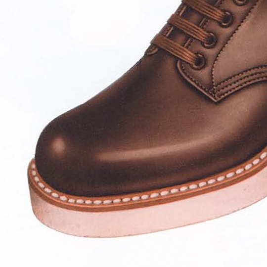 レッドウィング ソールの黄ばみ 暗色黄変