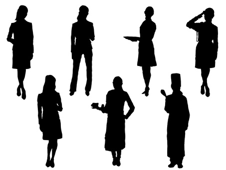 現場監督 大工 土方 鳶職 塗装工 職人 シルエット 男性 働く人々 イラスト素材 の Stock ベクターAdobe Stock