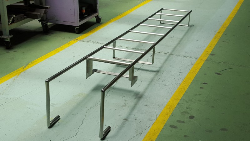 スギカウアルミASタラップ 落下防止安全カゴ-S 2100 組立式