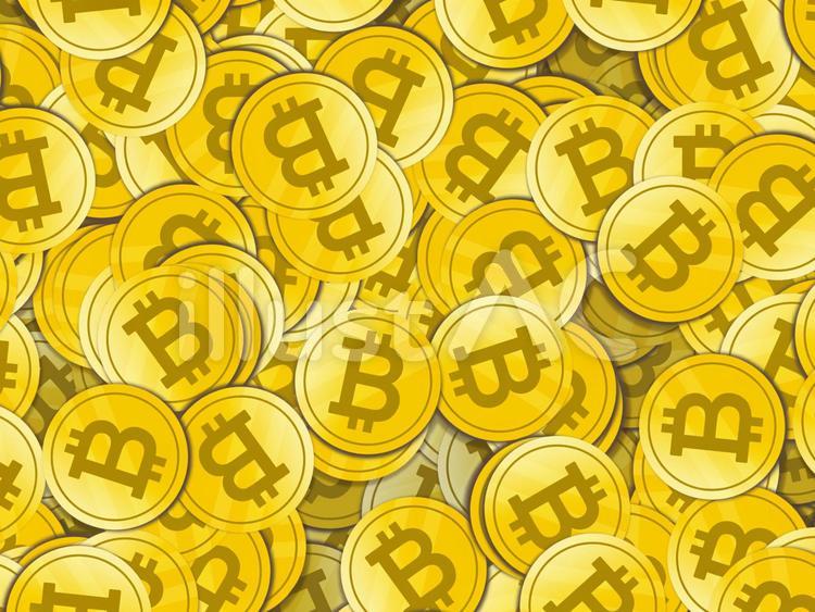 ビットコイン：イラスト無料