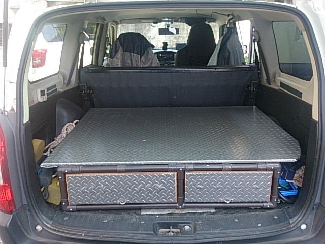 に適用 トヨタ プロボックス 160系 NCP16 V 2014年9月~ 車 収納ボックス 折り畳み式デザイン トランク 収納 蓋付 プロボックス のプロサク160系・プロボックスバン・プロボックス・商業車車高短・DYIのオンパレードに関するカスタム事例車のカスタム情報はCARTUNE