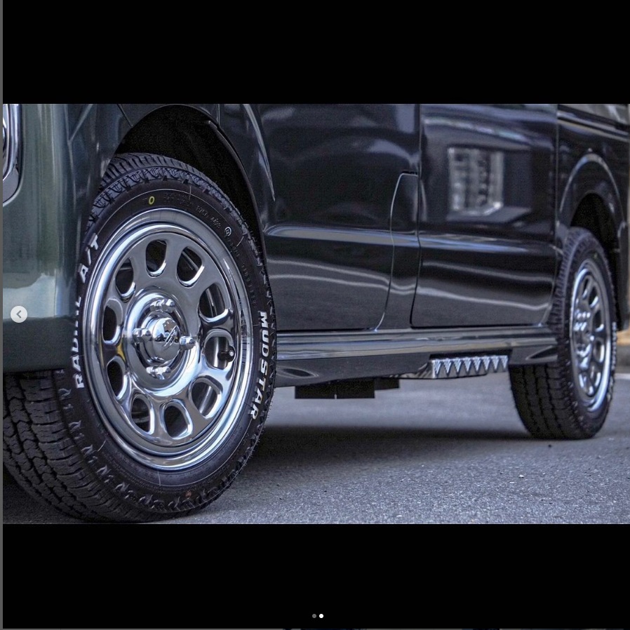 エブリィ デイトナ:クロームメッキ マッドスターA Tカーショップレンズは長浜市のタイヤ＆ホイール専門店