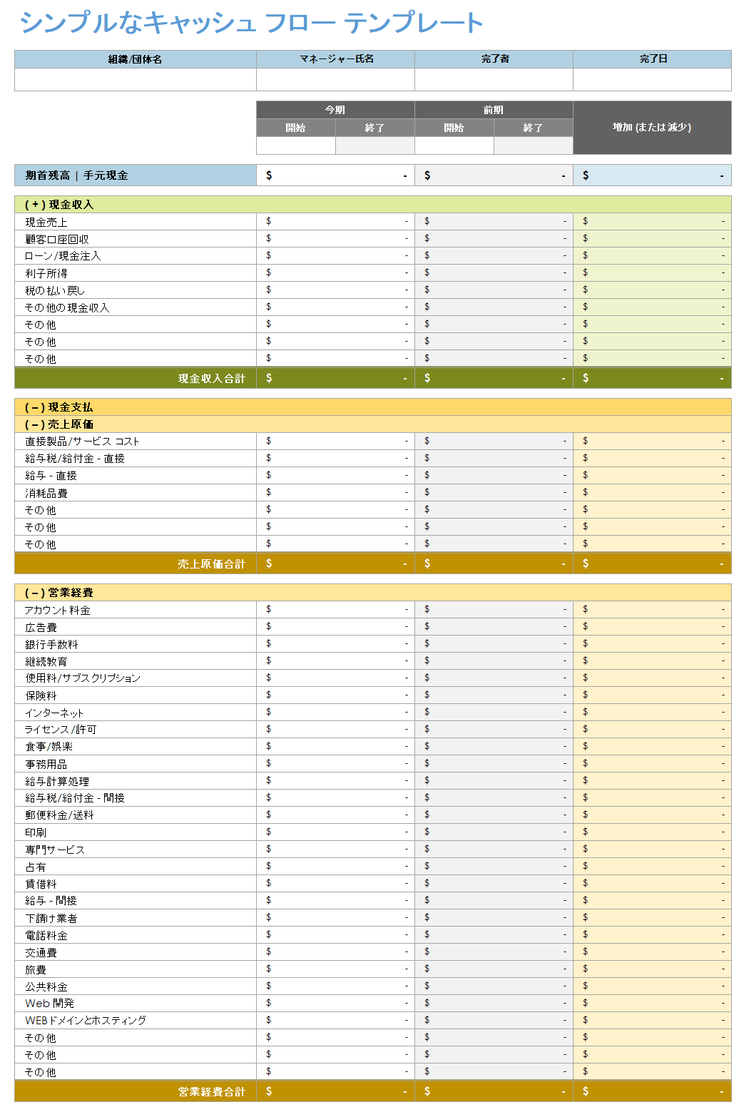2025 エクセル家計簿の作り方！簡単なやり方と高度な装飾方法キャド研