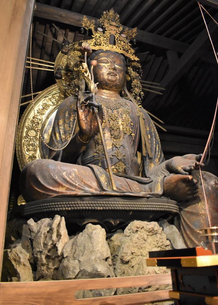 大覚寺 「勅封 心経殿」扁額ゴット先生の京都古代文字案内