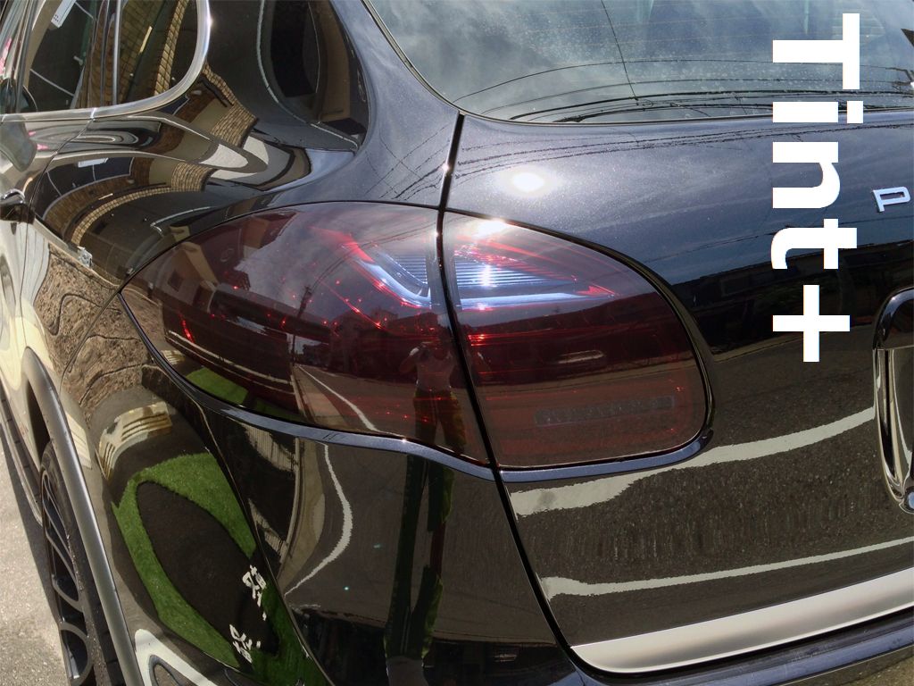 RLQYBD カーアクセサリーリアテールランプカバーテールライトシェルブレーキライトマスクポルシェカイエン 2003 2004