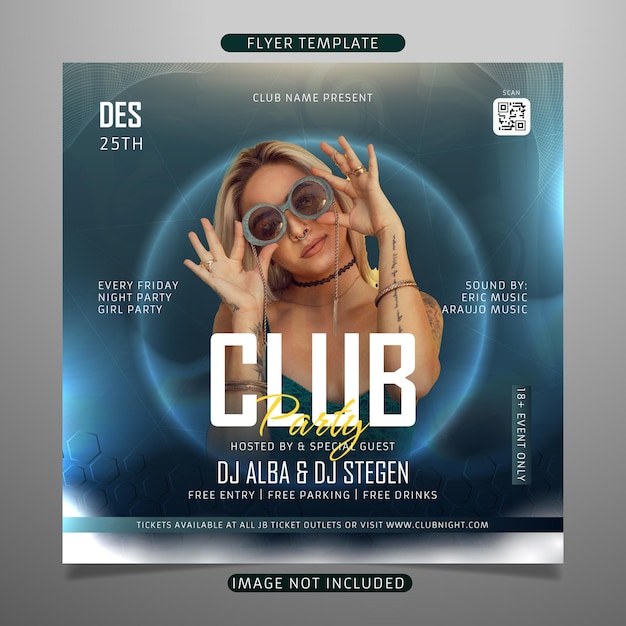 フライヤー制作事例 – アートな雰囲気のクラブイベントのフライヤーデザインASOBOAD