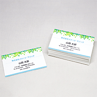 名刺作成 横100枚 両面印刷 写真入り - achamidesignminne byGMOペパボ 国内最大級のハンドメイド・手作り通販サイト