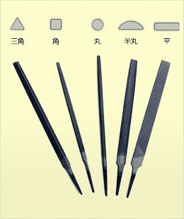 ヤスリの種類・サイズ・特徴・用途 - ハンズマン