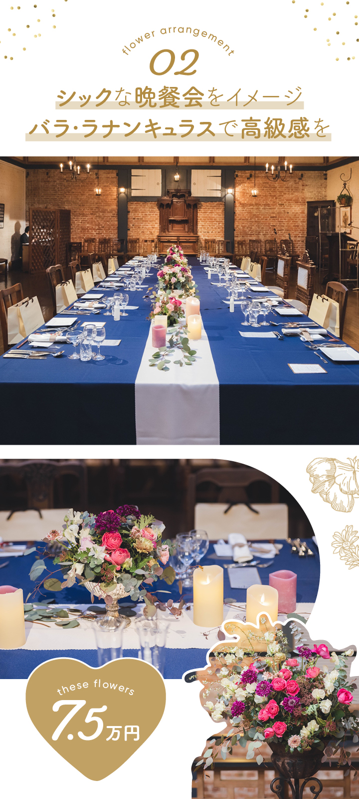 節約～こだわりパターンまで！ 価格帯別 高砂装花SNAP17ゼクシィ