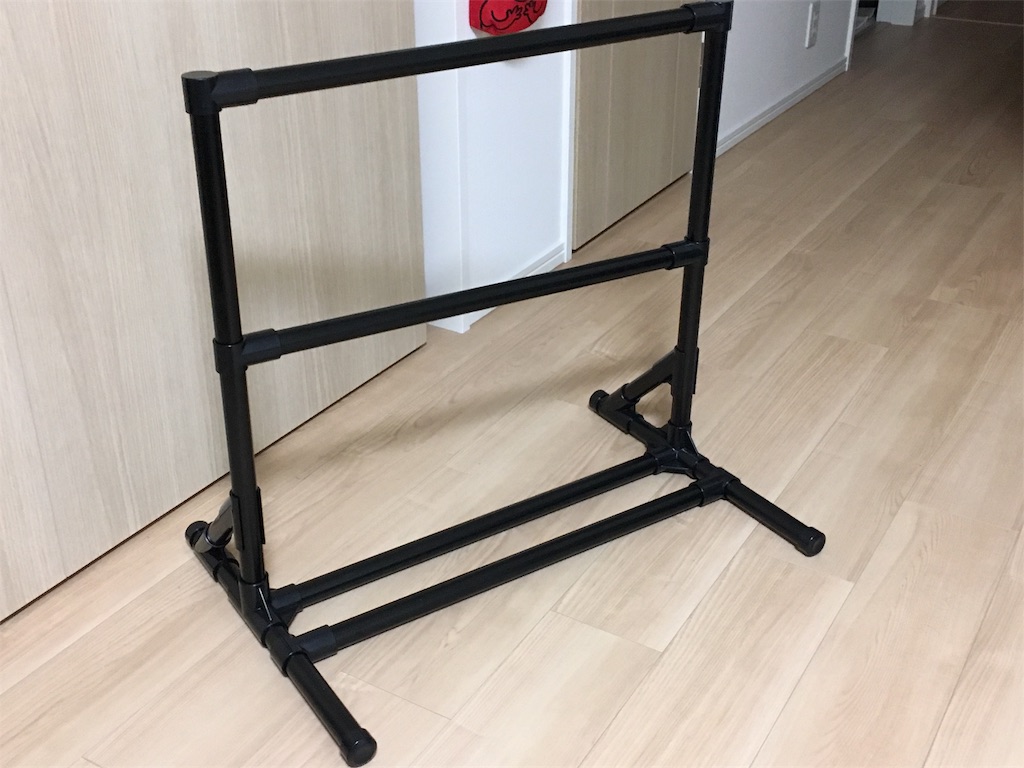 自作！ライフル用ガンラック、その２ gun rack for rifle.Part2