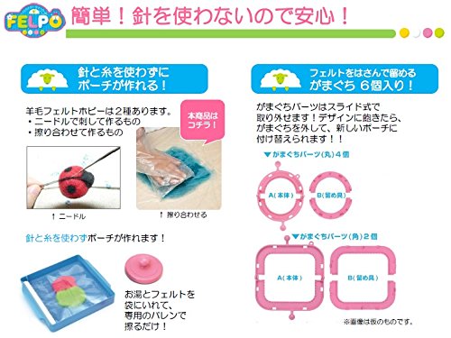 ハンドメイドフェルトポーチ SPZ-1501Dfeltfriends