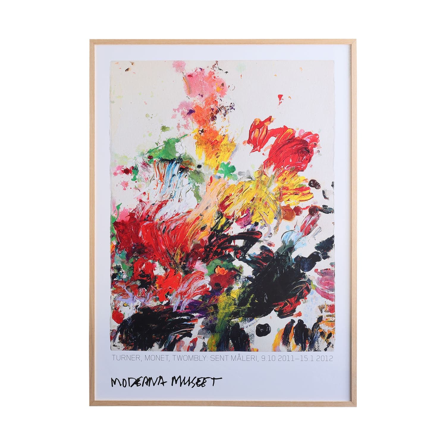 画家『サイ・トゥオンブリー Cy Twombly』アメリカでの展示ポスター特殊ポスターショップ SOONER OR LATER