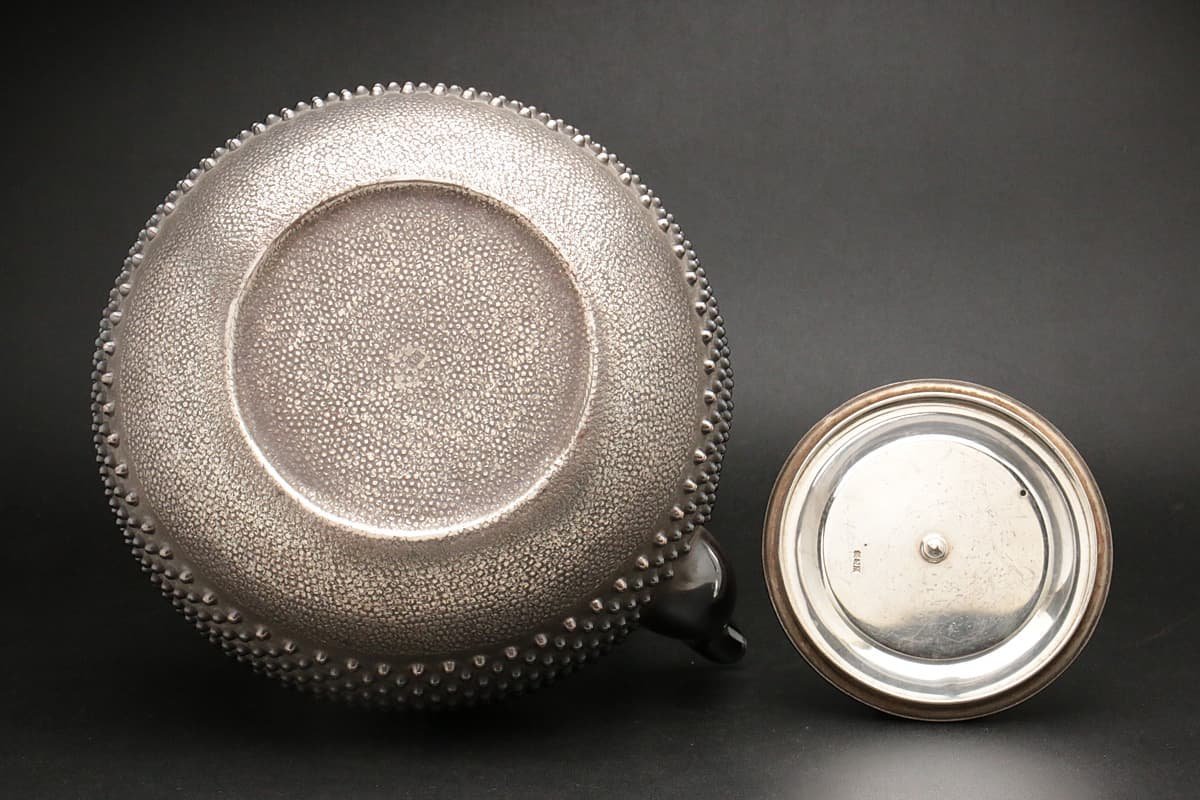 E090超名品 人間国宝 鍛金師 奥山峰石作品 金鍍金鳳凰之図