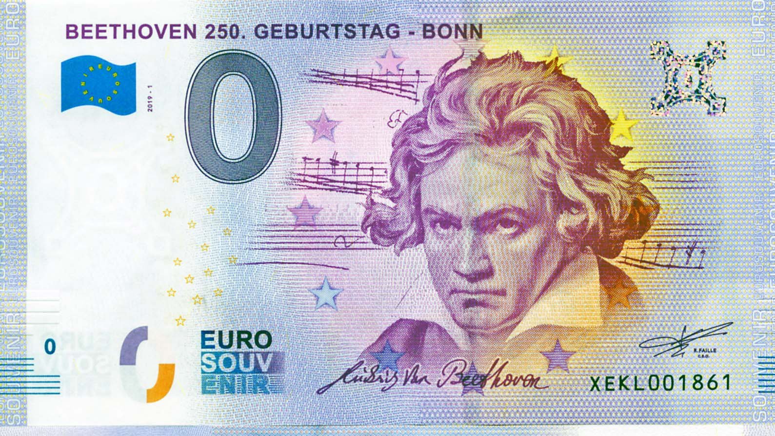 ユーロ札について