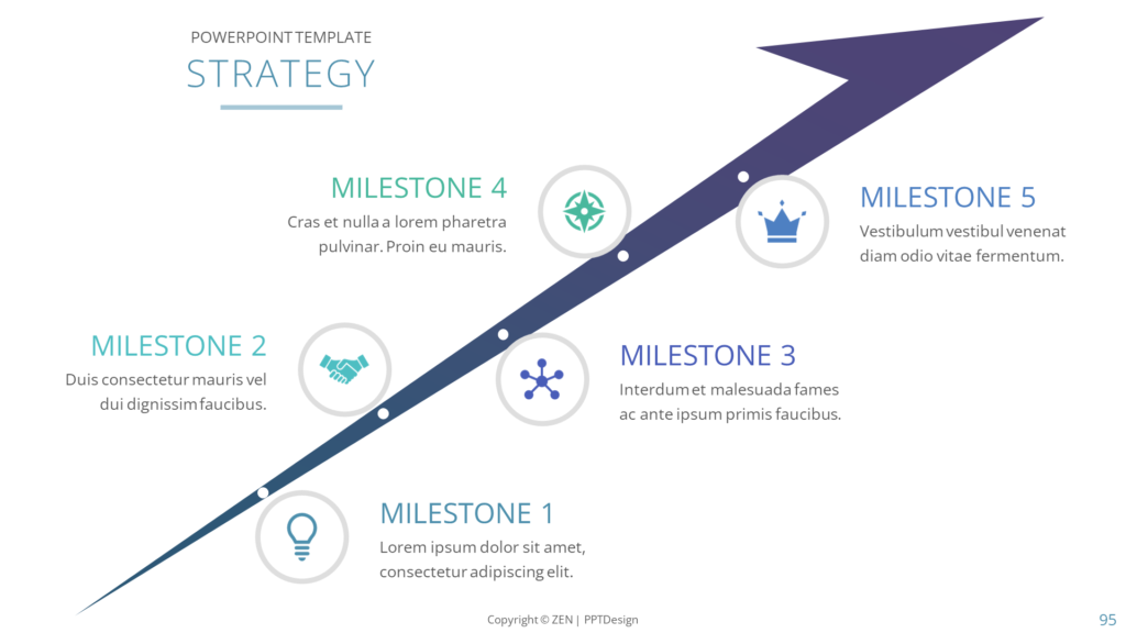 パワポ ロードマップのスライドデザインまとめエンプレス enpreth