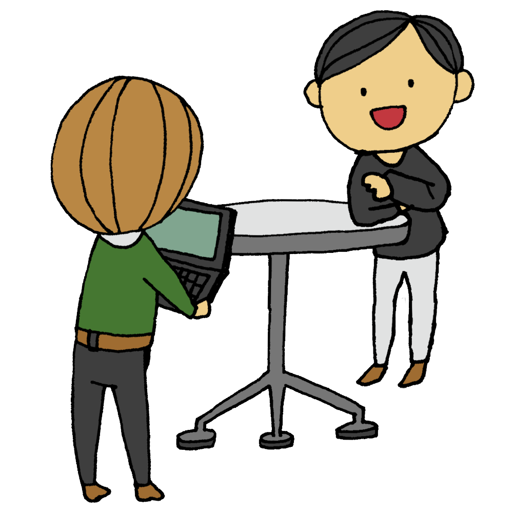 イラスト素材:ビジネスミーティング〜奮闘記 on イラストAC： イラストレーター Kana129