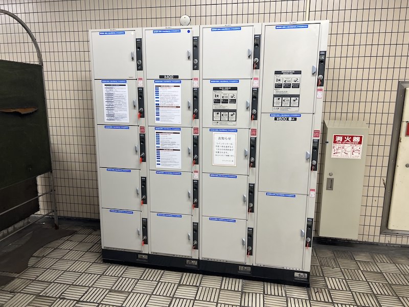 森ノ宮駅 JR線、大阪市営地下鉄線: 旅行先で撮影した全国のコインロッカー画像