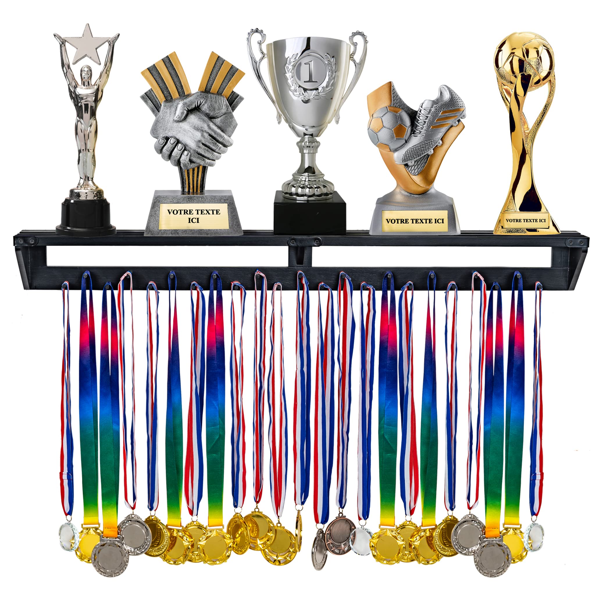 トロフィーとメダルの陳列棚 メダル トロフィーを実行するためのメダル収納ラック : STKショップ - 通販 - Yahoo!ショッピング