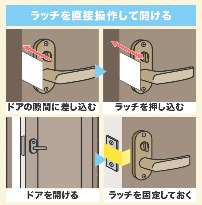 ドアノブの鍵が勝手に閉まった！すぐできる対処法や解錠・修理費用を解説